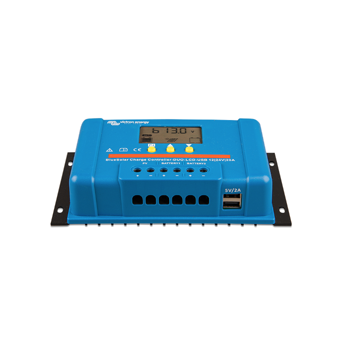 Regolatore di carica BlueSolar 20A PWM Duo LCD&USB 12-24V Victron Energy Regolatore di carica BlueSolar 20A PWM Duo LCD&USB 12-24V Victron Energy