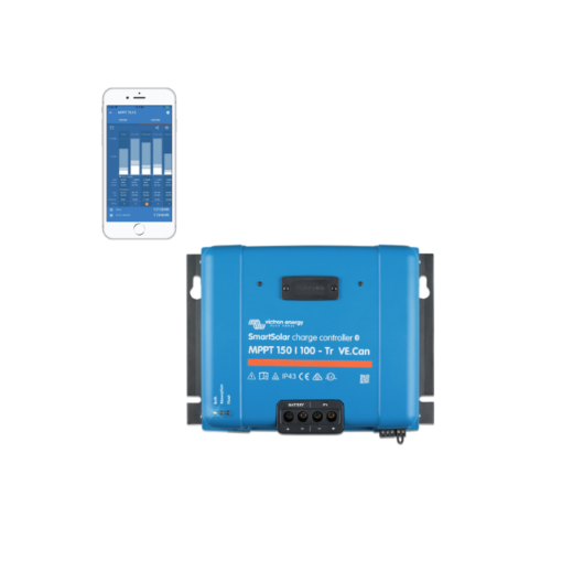 Regolatore di carica SmartSolar 100A TR VE.Can MPPT 150/70 12-24-48V Victron Energy Charge Controllers