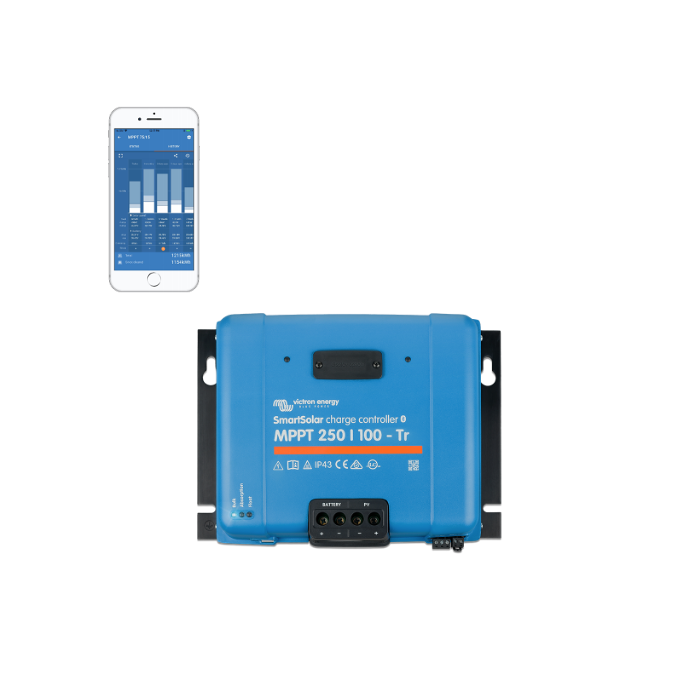 Regolatore di carica SmartSolar 60A TR MPPT 250/60 12-24-48V Victron Energy Charge Controllers Regolatore di carica SmartSolar 60A TR MPPT 250/60 12-24-48V Victron Energy Charge Controllers
