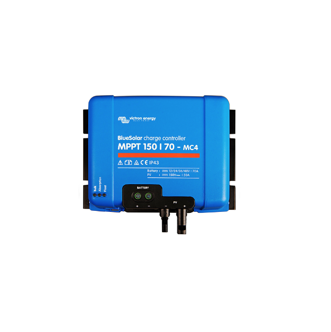 Regolatore di carica BlueSolar 70A MPPT 150/70 MC4 12-24-48V Victron Energy Charge Controllers SCC010070300 Regolatore di carica BlueSolar 70A MPPT 150/70 MC4 12-24-48V Victron Energy Charge Controllers SCC010070300
