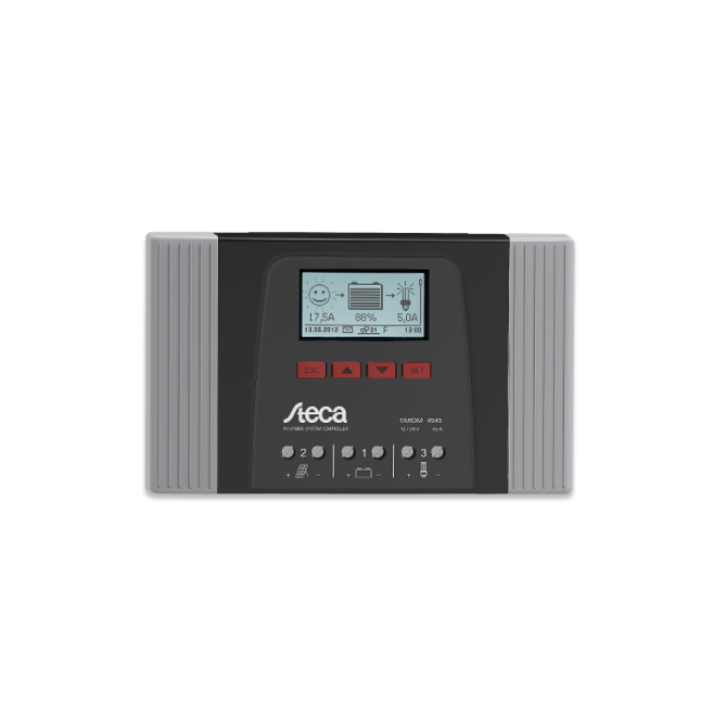 Regolatore di Carica Pwm Steca Tarom 4545 12/24V 45A con display LCD Regolatore di Carica Pwm Steca Tarom 4545 12/24V 45A con display LCD