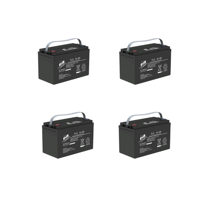 Banco Batteria 48V Stazionaria 150Ah 12V Faam Agm Fll150-12 x uso Fotovoltaico Banco Batteria 48V Stazionaria 150Ah 12V Faam Agm Fll150-12 x uso Fotovoltaico