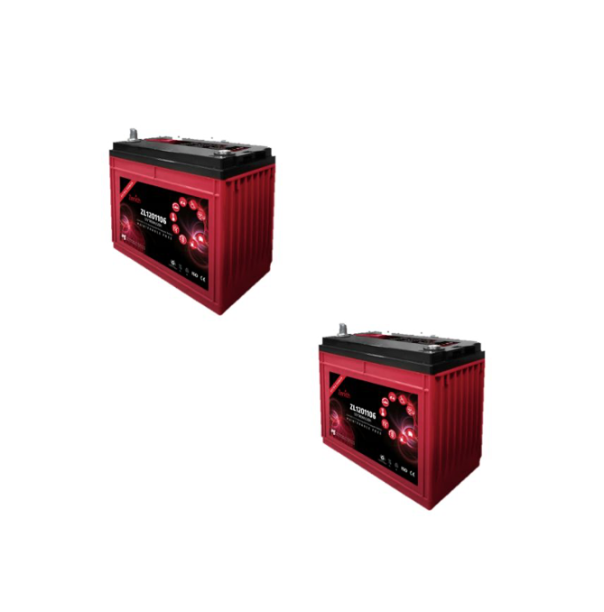 Banco Batteria 140Ah 24V deep cycle ciclica Zenith Agm zl1201106 x Fotovoltaico Banco Batteria 140Ah 24V deep cycle ciclica Zenith Agm zl1201106 x Fotovoltaico