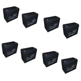 Banco Batteria 960Ah 12V Ciclica E Agm x uso Fotovoltaico Deep cycle Long Life