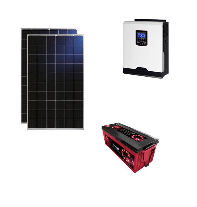 Kit Solare Isola 560Wp Inverter 220V 1Kw 12V regolatore mppt batterie 200Ah Zenith Pannelli 280W Policristallini Kit Solare Isola 560Wp Inverter 220V 1Kw 12V regolatore mppt batterie 200Ah Zenith Pannelli 280W Policristallini
