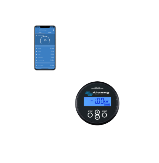 Dispositivo Controllo Batterie Victron Energy BMV-702 Bluetooth integrato Nero