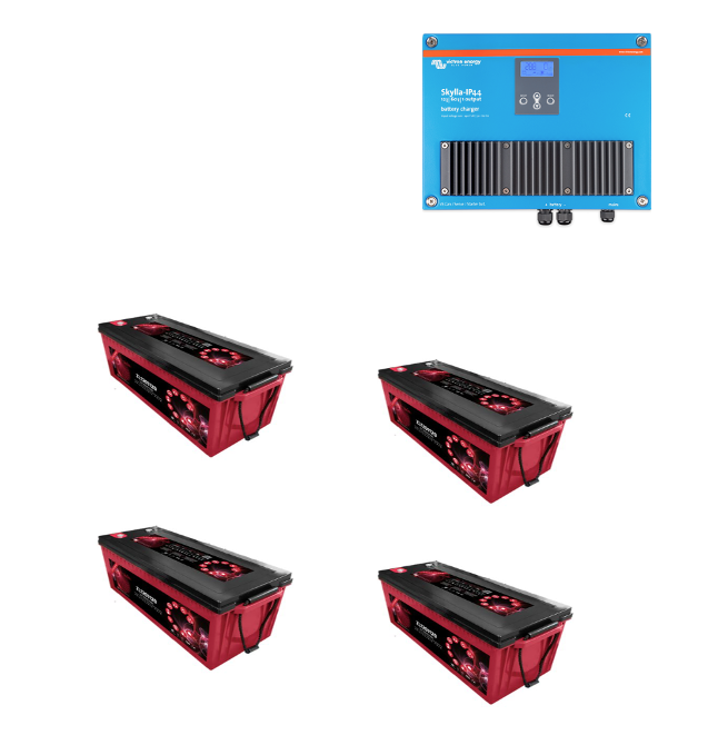 Kit 12V Caricabatterie Caricatore Skylla-IP44 12V 70A 1+1 Victron Energy SKY012070000 + Batterie AGM Zenith 400Ah Kit 12V Caricabatterie Caricatore Skylla-IP44 12V 70A 1+1 Victron Energy SKY012070000 + Batterie AGM Zenith 400Ah