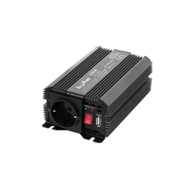Inverter Alcapower onda modificata Inverter Soft Start 300W Input 12V DC Out 230V AC Inverter Alcapower onda modificata Inverter Soft Start 300W Input 12V DC Out 230V AC