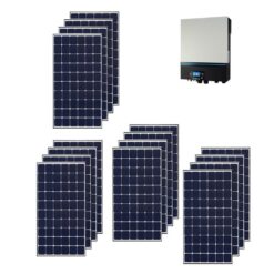 Kit 6Kwp Ibrido Inverter 7Kw Pannello Solare LG 380Wp Monocristallino NeON R Q1C-V5 60 celle