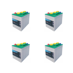 Banco Batteria 12V Piastra Corazzata Tubolare C20 520Ah 6V X Fotovoltaico 1200cicli BTT 06195