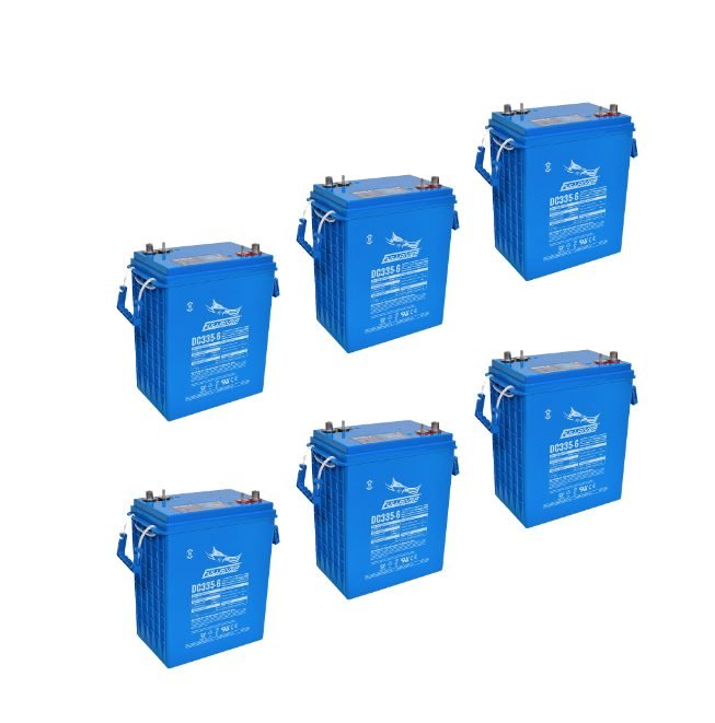 Banco Batteria 1005Ah 12V FULLRIVER 6Volt DC335-6 AGM deep cycle alte prestazioni top di gamma Banco Batteria 1005Ah 12V FULLRIVER 6Volt DC335-6 AGM deep cycle alte prestazioni top di gamma