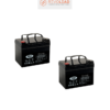 Banco Batteria AGM 35Ah 24V REVOLEAD 12Volt LDC12-35 x uso Fotovoltaico deep cycle iva 10%
