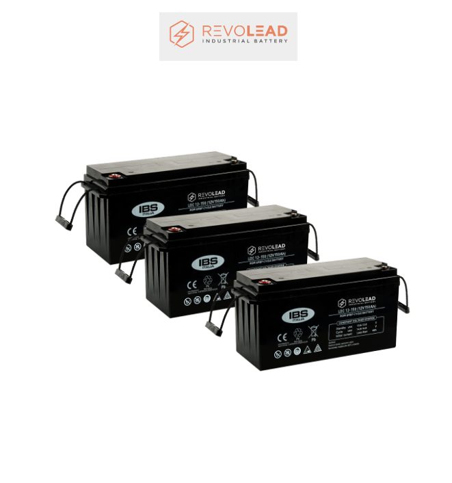 Banco Batteria AGM 450Ah 12V REVOLEAD 12Volt LDC12-150 x uso Fotovoltaico deep cycle iva 10% Banco Batteria AGM 450Ah 12V REVOLEAD 12Volt LDC12-150 x uso Fotovoltaico deep cycle iva 10%