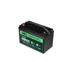 Banco Batteria 12V AGM Green cell 100Ah 12Vx uso Fotovoltaico deep cycle ciclica iva 10% top di gamma