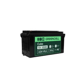Batteria AGM GREEN CELL 120Ah 12V c10 x uso Fotovoltaico deep cycle ciclica iva 10% top di gamma