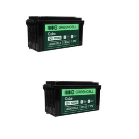 Banco Batteria AGM GREEN CELL 240Ah 12V c10 x uso Fotovoltaico deep cycle ciclica iva 10% top di gamma