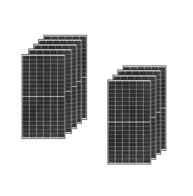 Kit 4Kwp Pannello Munchen 450Wp Monocristallino 182 celle HALF cell top di gamma Kit 4Kwp Pannello Munchen 450Wp Monocristallino 182 celle HALF cell top di gamma