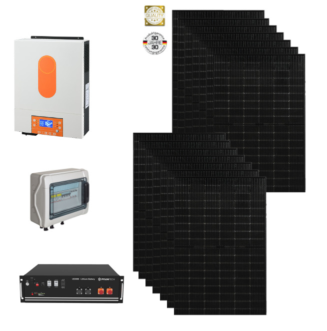 Schermata 2023 01 23 alle 10.32.00 Kit Autoconsumo 5,8Kwp Pannello Solare Solar fabrik 410Wp Monocristallino Bifacciale Inverter 6Kwh con regolatore + Batteria litio Pylontech us5000 5KWh + QUADRO Ryan Energia