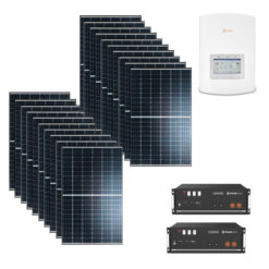 KIT Ibrido Solare 8Kwp Solare Moduli LONGI 415Wp Inverter SOLIS MONOFASE + batteria Pylontech 10KWh Litio
