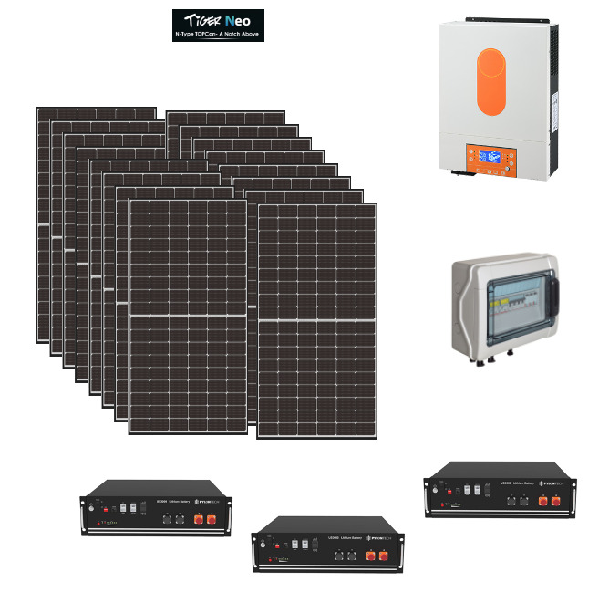 Schermata 2023 03 23 alle 10.49.22 Kit Off grid autoconsumo 5,2Kwp Pannello Solare Jinko Tiger NEO 440Wp Monocristallino Inverter 6Kwh con regolatore + Batteria litio Pylontech us5000 15KWh Ryan Energia