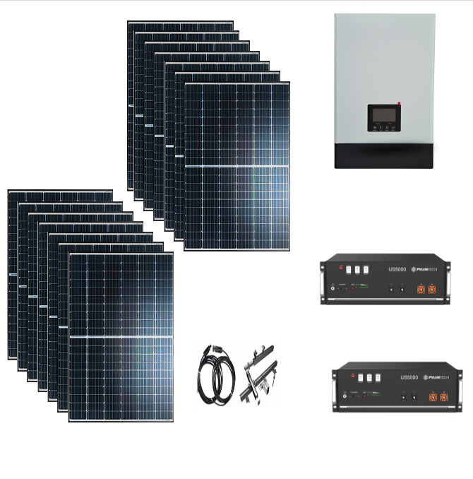 Schermata 2023 04 26 alle 17.16.59 Kit Off grid autoconsumo 6,3Kwp Pannello Solare Jinko Tiger NEO 480Wp Monocristallino Inverter 6Kwh con regolatore + Batteria litio Pylontech 10Kwh + STAFFE Ryan Energia