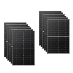 Kit 5Kwp Pannello Solare LONGI 430Wp Explorer (NUOVO MODELLO) Monocristallino LR5-54HPH HI-MO 6 BLACK FRAME top di gamma