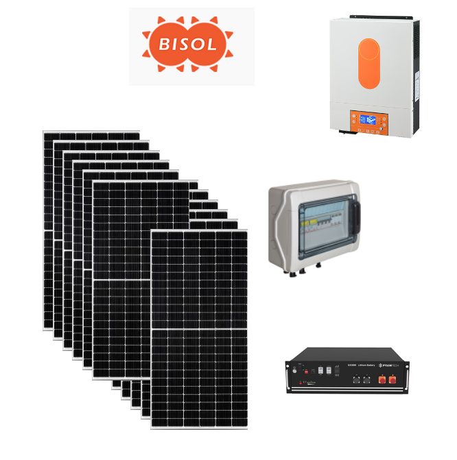 Schermata 2023 06 19 alle 14.40.26 Kit Off grid autoconsumo 4,5Kwp Pannello Solare BISOL 380Wp Monocristallino Inverter 6Kwh regolatore 1 ingresso + Batteria litio 100Ah 5Kwh Ryan Energia