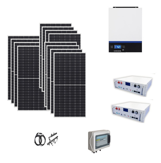 Kit Off grid autoconsumo 6,6Kwp Pannello Solare Jinko Tiger NEO 475Wp Monocristallino Inverter 8Kwh con regolatore + Batteria litio Yilink 10KWh Kit Off grid autoconsumo 6,6Kwp Pannello Solare Jinko Tiger NEO 475Wp Monocristallino Inverter 8Kwh con regolatore + Batteria litio Yilink 10KWh
