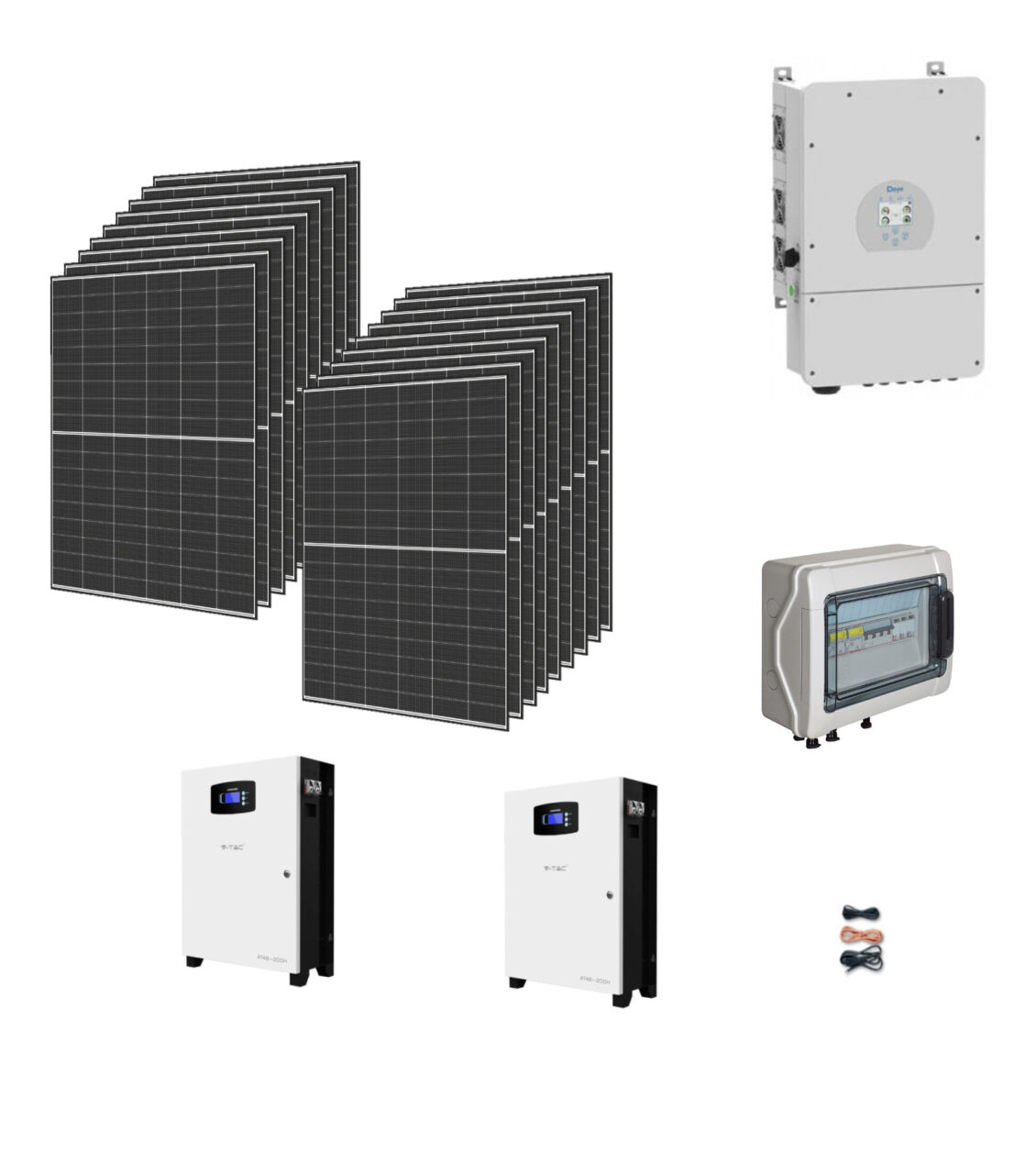 Kit OFF/ON GRID CEI021 Autoconsumo 10,5Kwp TRIFASE Pannello Solare HYUNDAI 440Wp Bifacciale + Inverter 10Kwh DEYE con regolatore + Batteria litio 20Kwh 400Ah Kit OFF/ON GRID CEI021 Autoconsumo 10,5Kwp TRIFASE Pannello Solare HYUNDAI 440Wp Bifacciale + Inverter 10Kwh DEYE con regolatore + Batteria litio 20Kwh 400Ah