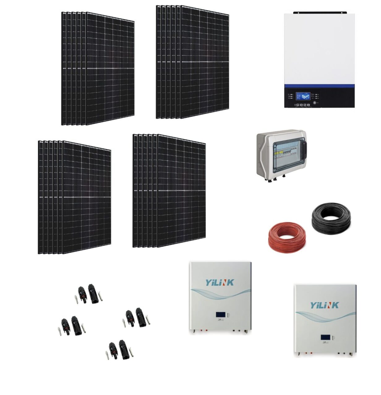Kit 10KWp Off Grid Pannello Solare FUTURA SUN 410W Fotovoltaico Monocristallino Inverter Monofase 8KWh + batteria litio 14kwh Kit 10KWp Off Grid Pannello Solare FUTURA SUN 410W Fotovoltaico Monocristallino Inverter Monofase 8KWh + batteria litio 14kwh