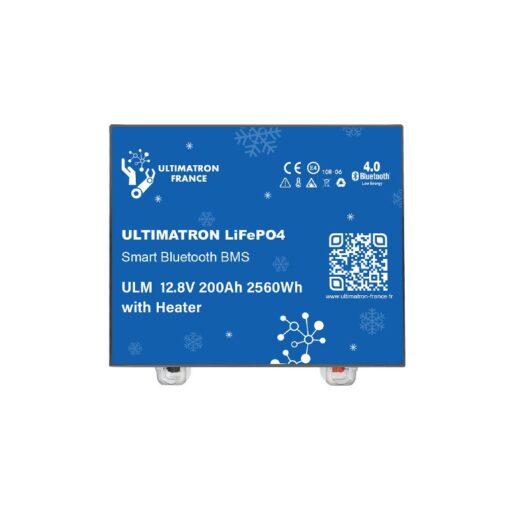 Ultimatron Batterie Lithium 12.8V 200Ah LiFePO4 Smart BMS Bluetooth ULM 12 200H 15 1