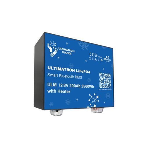 Ultimatron Batterie Lithium 12.8V 200Ah LiFePO4 Smart BMS Bluetooth ULM 12 200H 15 2