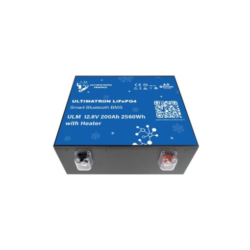 Ultimatron Batterie Lithium 12.8V 200Ah LiFePO4 Smart BMS Bluetooth ULM 12 200H 15 4