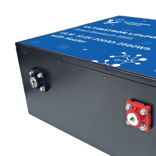 Ultimatron Batterie Lithium 12.8V 200Ah LiFePO4 Smart BMS Bluetooth ULM 12 200H 15 6