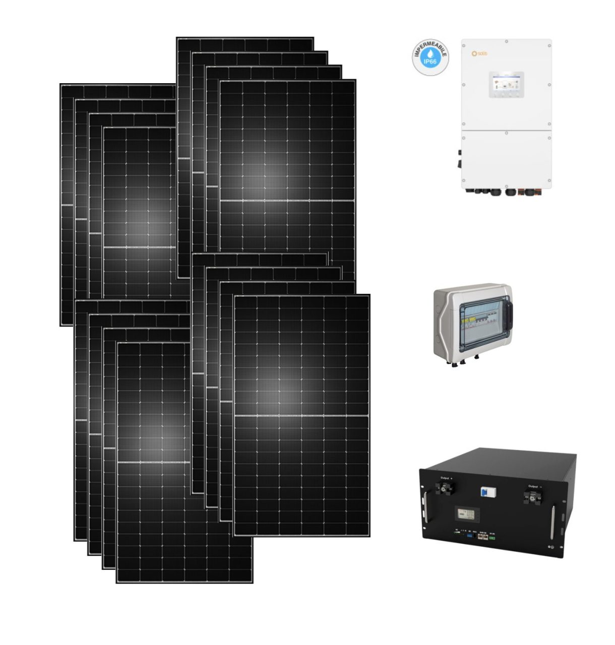 Screenshot 2024 11 05 alle 15.55.18 Kit OFF/ON GRID 9,7Kwp Autoconsumo MONOFASE Pannello Solare TONGWEI Bifacciale 445Wp Inverter 6Kwh SOLIS IP65 S6-EH1P(6)K-L-PLUS con regolatore + Batteria litio 10KWh Ryan Energia