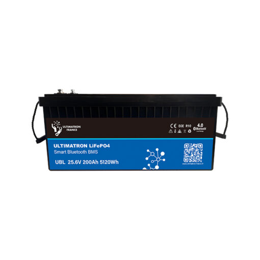 Ultimatron Batterie Lithium 25.6V 200Ah LiFePO4 Smart BMS Bluetooth UBL 24 200 1