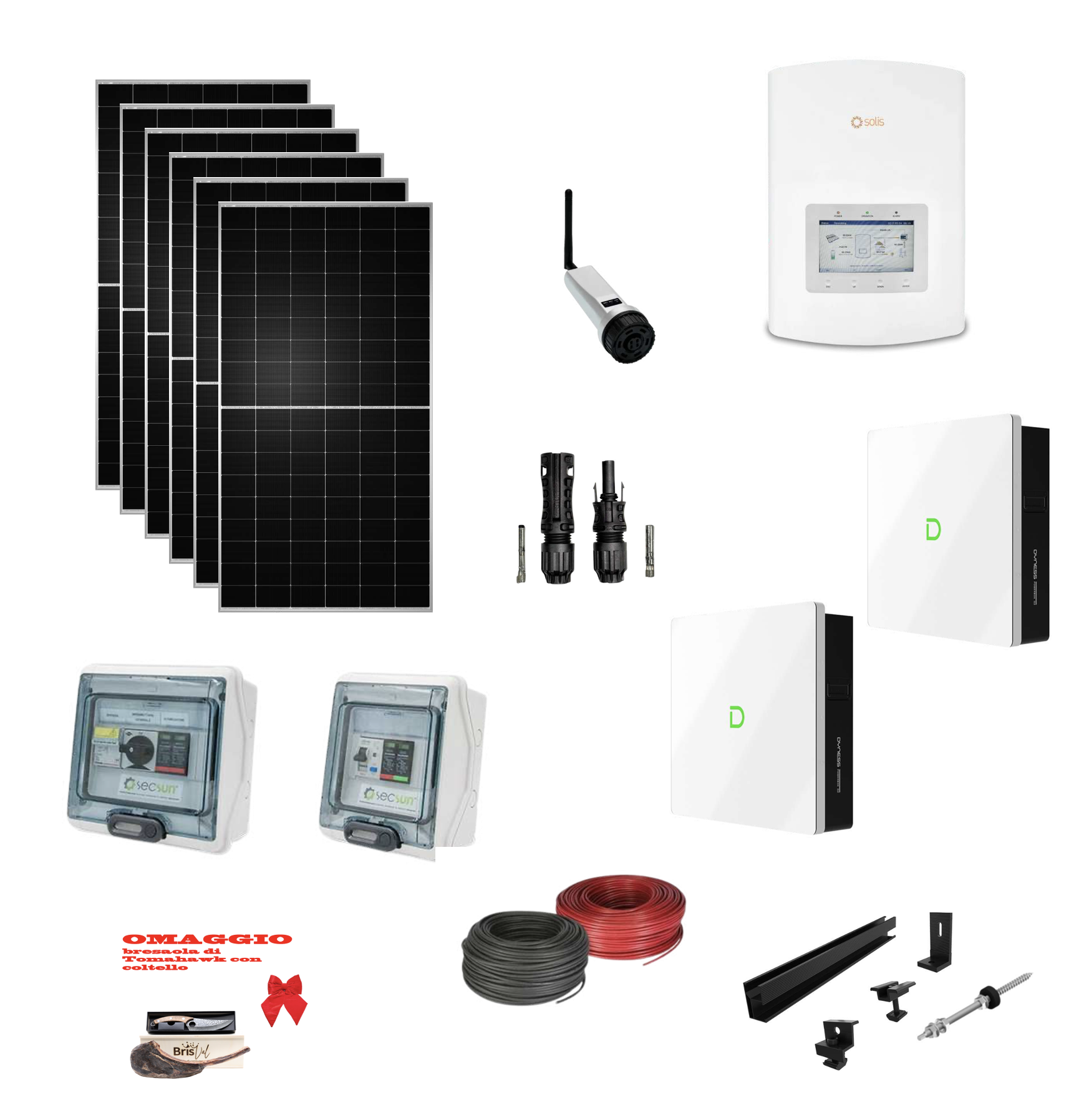 Screenshot 2025 08 25 alle 08.18.49 KIT Ibrido ON GRID Solare 3Kwp Moduli TONGWEI 500Wp Inverter SOLIS MONOFASE + batteria Dyness 10KWh Litio CEI021 + quadri + struttura Ryan Energia Screenshot 2025 08 25 alle 08.18.49 KIT Ibrido ON GRID Solare 3Kwp Moduli TONGWEI 500Wp Inverter SOLIS MONOFASE + batteria Dyness 10KWh Litio CEI021 + quadri + struttura Ryan Energia