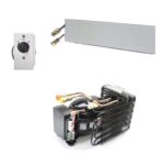 Kit refrigerazione Frigo vitifrigo 150lt compressore ND35 12/24V Evaporatore a piastra PT12 con giunti rapidi e termostato made in italy