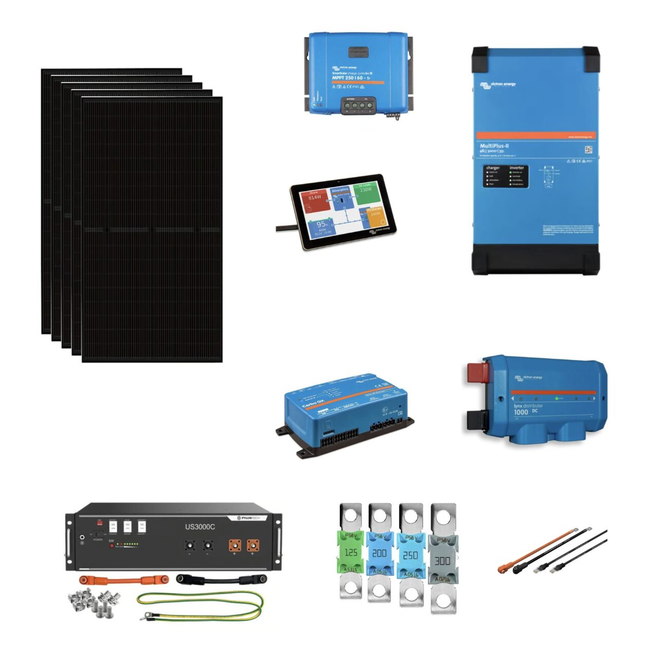 Screenshot 2026 01 27 alle 15.40.11 Kit Off grid autoconsumo 2,2Kwp Victron Energy Pannello Solare 450Wp Monocristallino Inverter multiplus + Batteria litio Pylontech us3000 regolatore di carica Ryan Energia