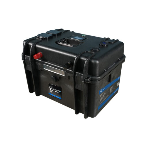 Batteria al litio 12V impermeabile IP65 Ultimatron da 12,8 V 150 Ah 1920 Wh LiFePO4 Smart BMS con Bluetooth Display LCD - immagine 2