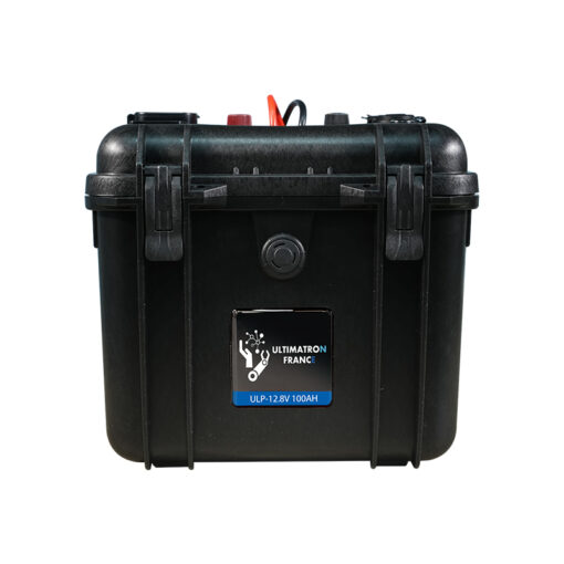 Batteria al litio 12V impermeabile IP65 Ultimatron da 12,8 V 100 Ah 1280 Wh LiFePO4 Smart BMS con Bluetooth Display LCD - immagine 4
