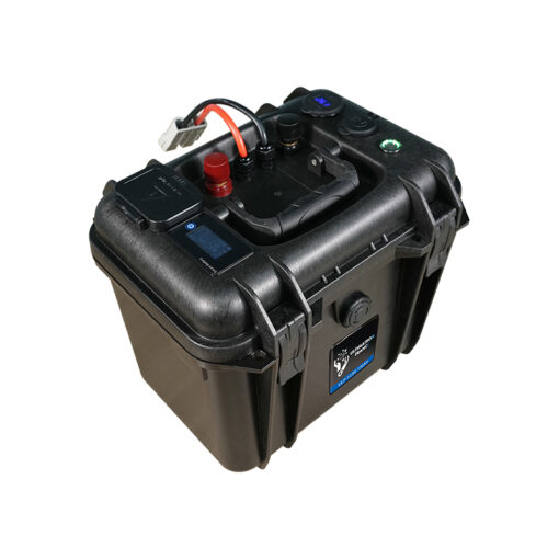 Batteria al litio 12V impermeabile IP65 Ultimatron da 12,8 V 100 Ah 1280 Wh LiFePO4 Smart BMS con Bluetooth Display LCD - immagine 5