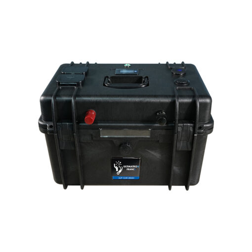 Batteria al litio 12V impermeabile IP65 Ultimatron da 12,8 V 280 Ah 3584Wh LiFePO4 Smart BMS con Bluetooth Display LCD - immagine 6