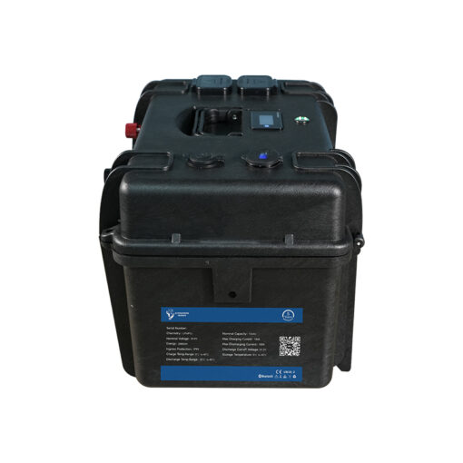 Batteria al litio 24V impermeabile Ultimatron da 25,6 V 100 Ah 2560 Wh LiFePO4 Smart BMS con Bluetooth Display LCD - immagine 7