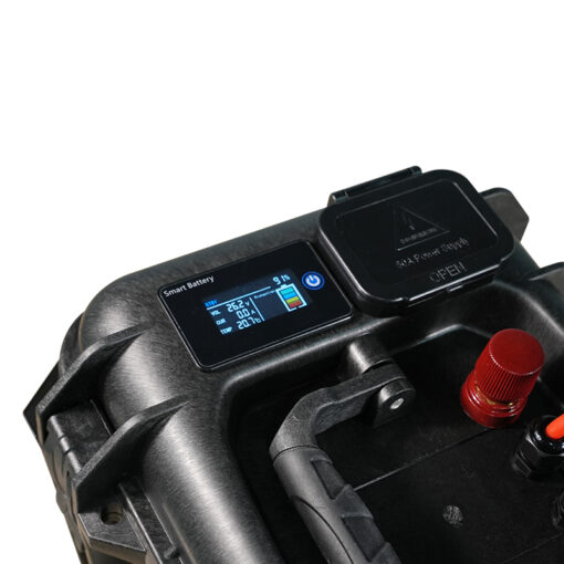Batteria al litio 12V impermeabile IP65 Ultimatron da 12,8 V 100 Ah 1280 Wh LiFePO4 Smart BMS con Bluetooth Display LCD - immagine 8