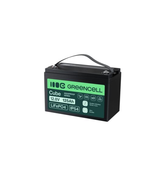 Batteria al litio Green Cell Green Cell CUBE LiFePO4 Batteria 125Ah 12.8V 1600Wh LFP fotovoltaico - immagine 6