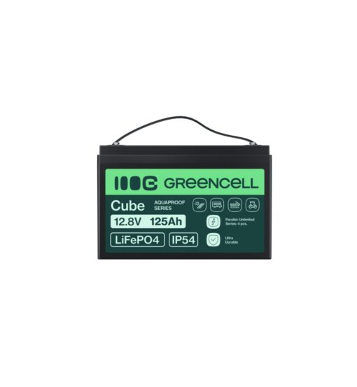 Batteria al litio Green Cell Green Cell CUBE LiFePO4 Batteria 125Ah 12.8V 1600Wh LFP fotovoltaico - immagine 4