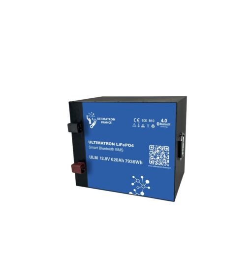 Batteria al litio Ultimatron 12.8V 620Ah 7936Wh LiFePO4 Smart BMS con Bluetooth integrato per fotovoltaico top di gamma made in Europa - immagine 6