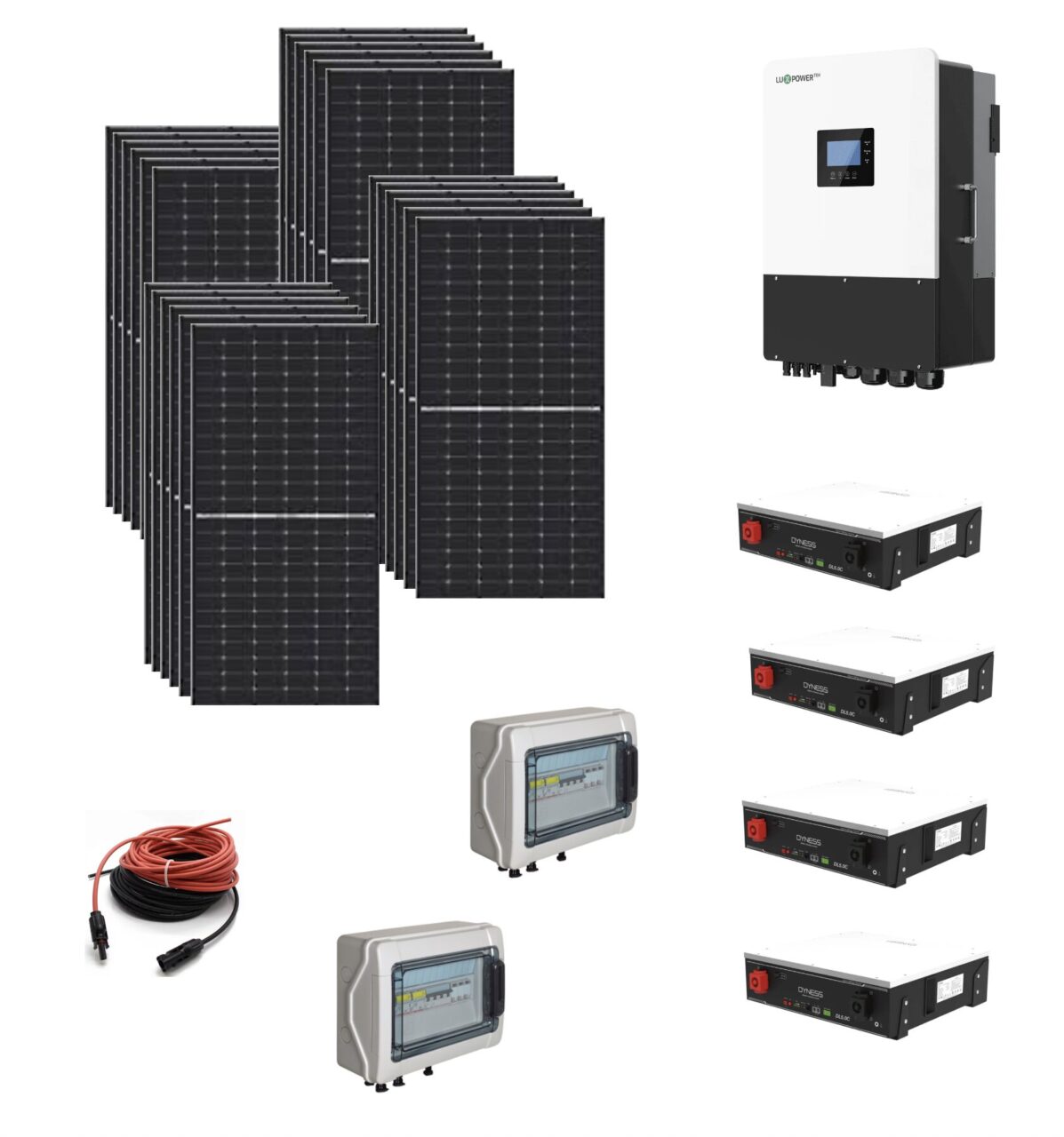 Screenshot 2026 03 03 alle 14.25.30 1 Kit OFF/ON GRID TRIFASE 14,4Kwp Pannello Solare QCELLS 450Wp Q.TRON S-G3R.12+/BFG 450WP Monocristallino bifacciale Inverter 10Kwh con regolatore 2 MPPT 4 ingressi luxpower + Batteria litio 20Kwh Ryan Energia Kit OFF/ON GRID TRIFASE 14,4Kwp Pannello Solare QCELLS 450Wp Q.TRON S-G3R.12+/BFG 450WP Monocristallino bifacciale Inverter 10Kwh con regolatore 2 MPPT 4 ingressi luxpower + Batteria litio 20Kwh - immagine 1