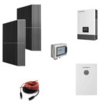 Kit Off grid autoconsumo 6,6Kwp Pannello Solare JINKO SOLAR 475Wp TIGER NEO Monocristallino Inverter 6Kwh regolatore 2 ingressi + Batteria litio 100Ah 5Kwh Luxpower